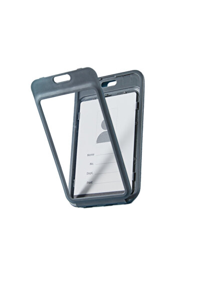 TECLA EDITION ABS Vertical Badge with 2 Sides and Textile Cord Double Vertica...