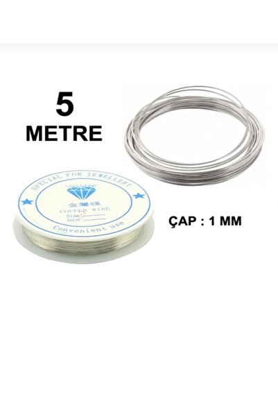 AYMAGNET 4 komada - 5 metara, debljina 1 mm, metalna aluminijska žica na kolutu