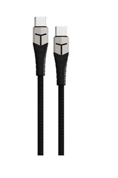 HEATZ Type C To Type C Fast 3A Charging Cable 1m Black/Grey