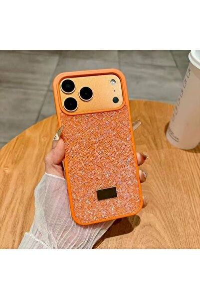 CaseHub حافظة آيفون 17 برو ماكس كريستال مرصّع بالأحجار مع حامل تصميم أنيق ولا...