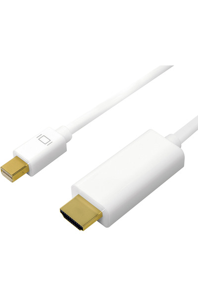 LogiLink - Mini DisplayPort to HDMI, 4K, white, 5m