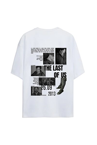 SVART WEAR تي شيرت The Last Of Us مطبوع للجنسين مقاس كبير 100% مكون من قطن قطع