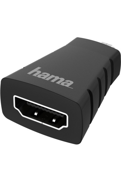 Hama HDMIв„ў Adapter, Micro-HDMIв„ў Plug - HDMIв„ў Socket, Ultra-HD 4K