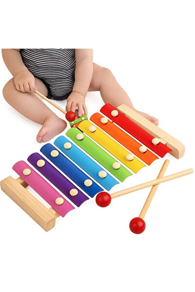Hurt Children's xylophone, wood, multicolor, 24x12x2 cm