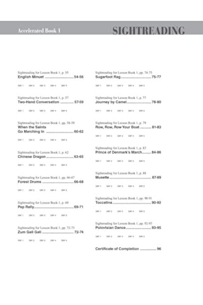 Faber Piano Adventures Accelerated Piano Adventures Sightreading Book 1