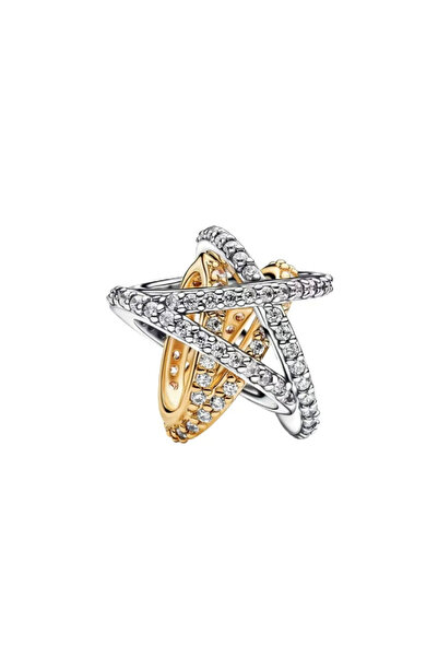 Choice10 P2308 Golden Roses, Bow Beads, Leaves, Sun And Moon Pendant Suitable...