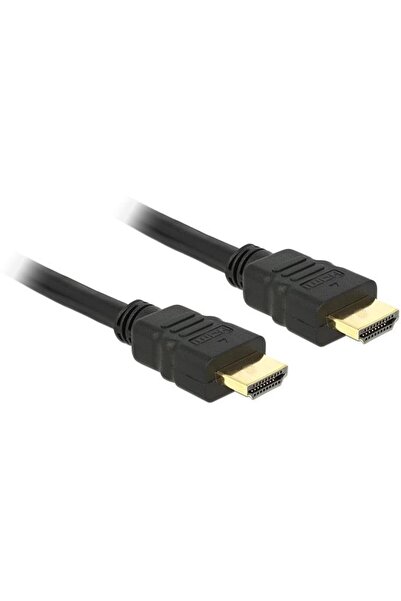 DELOCK Cablu HDMI de mare viteză cu Ethernet - HDMI A mascul > HDMI A mascul ...