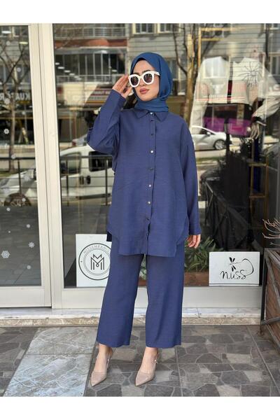 Ceremony ÖNÜ CIT CITLI ALLER DETAYLI KETTEN PANTOLONLU TAKIM