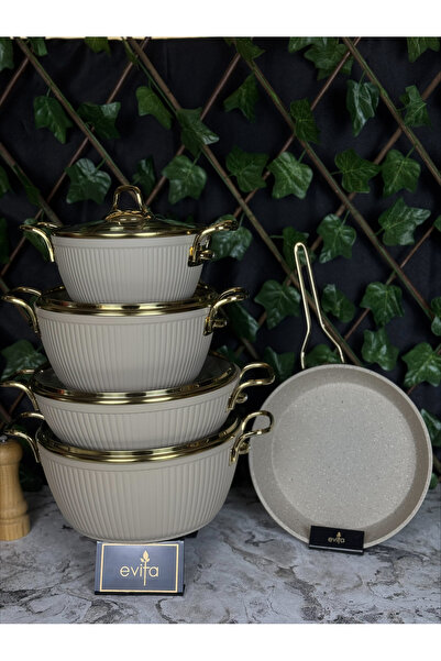 Evita My Golden Family Serisi Bio Granit 9 Parça İstiridye Seti