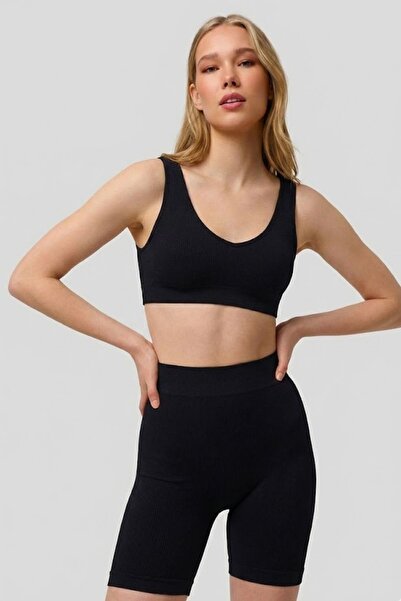 HAKKE Yüksek Bel Dikişsiz Seamles (Biker) ŞORT