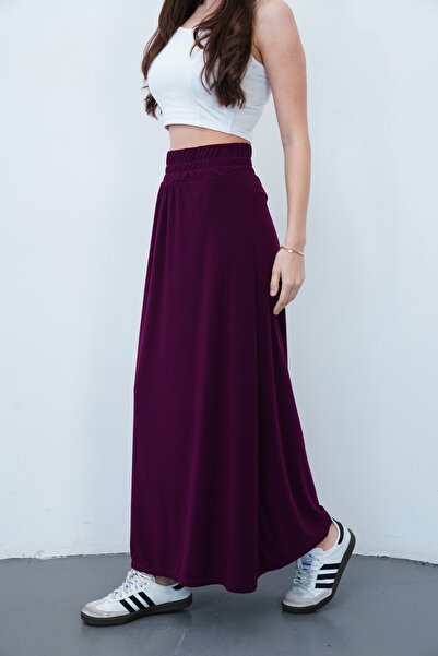 penyebizden Maxi Skirt Sandy-Vishne