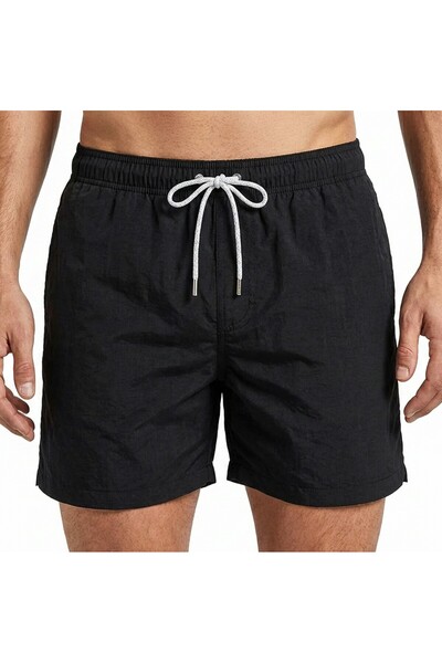 Estiva Men's Single Color Swim Shorts