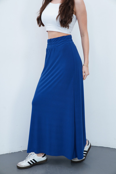 penyebizden Maxi Skirt Sandy-Indigo