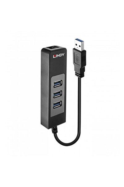 LİNDY Adaptor HUB 3.1 + Gigabit Ethernet