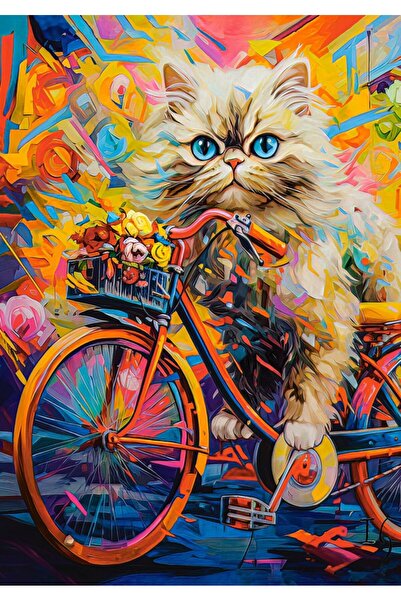 Castorland Puzzle 500 pieces - Kitten's Floral Ride (Castorland-54015)