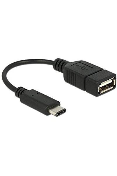 DELOCK Adapter - USB A - USB C - 15cm - black