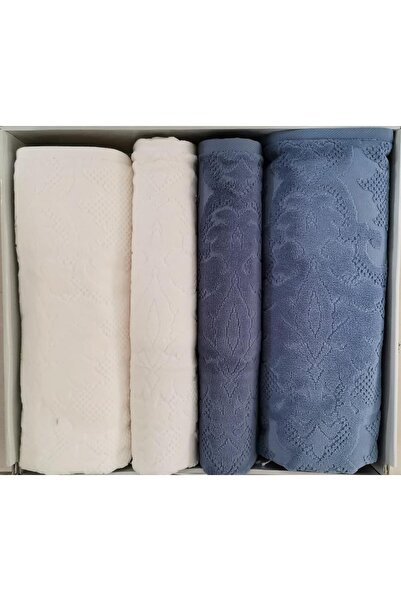 Özdilek Curve Best Set (Kupaonski Set) Krem-Indigo