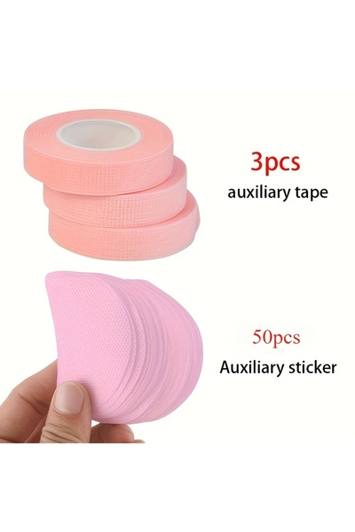 choice2 مجموعة من 53 قطعة (53/50/3/1 قطعة) من شريط مساعد ظلال العيون، شريط مك...