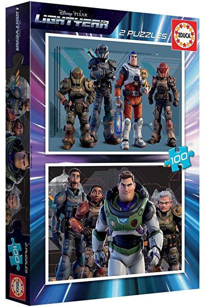 EDUCA Puzzle 2x100 pieces - Disney Pixar - Buzz Lightyear (Educa-19316)