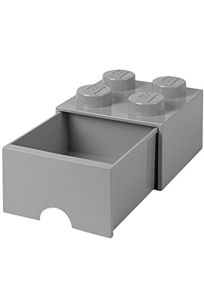 Room Copenhagen Sertar cu 4 cărămizi LEGO gri - RC40051740