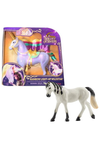 Spin Masters Pachet - Set de joaca Unicorn Academy - Unicornul Lightstar + Fi...