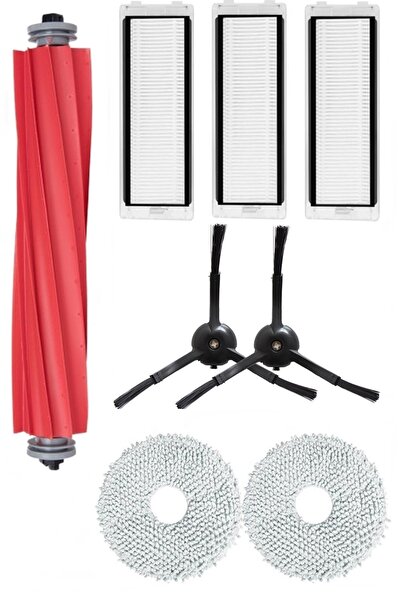 Rovexa Συμβατό κιτ 3 μηνών λειτουργίας Roborock Q Revo με μαύρη πλαϊνή βούρτσ...