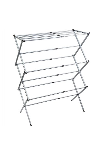 ZanaCasei 3-Tier Extendable Clothes Drying Rack – Foldable, Heavy-Duty Steel ...