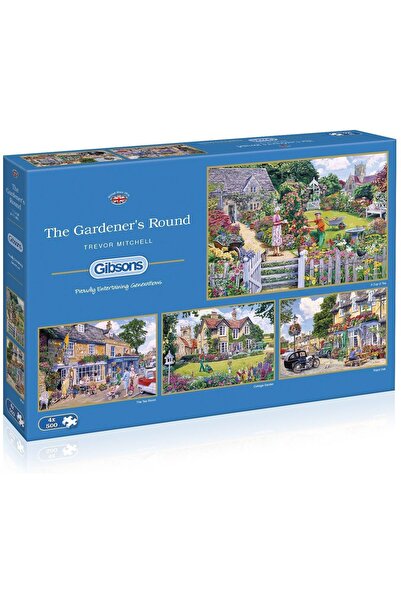 Gibsons Puzzle - The Gardener's Round, 4x500 piese (65100)