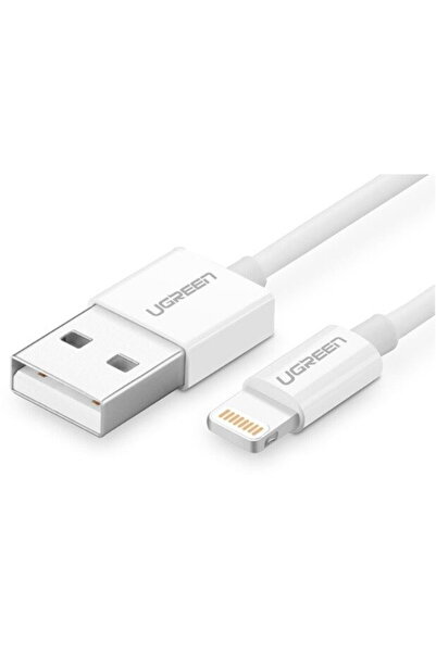 Ugreen Nickel plated Lightning Cable MFi 1m (white)