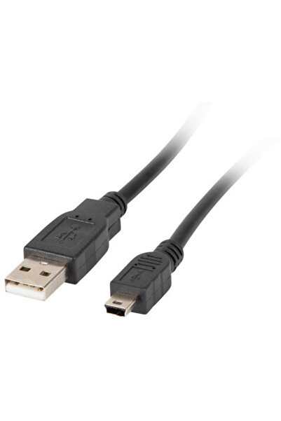 Lanberg CABLU USB 2.0 MINI AM-BM5P 1.8M, NEGRU CA-USBK-10CC-0018-BK