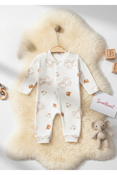 Soweto بدلة أطفال للجنسين من بيبي تيدي بير منقوش قماش مجدّل قطن قطعة