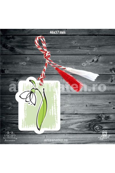 LimArt Snowdrop plaque, 4.60 cm x 3.70 cm