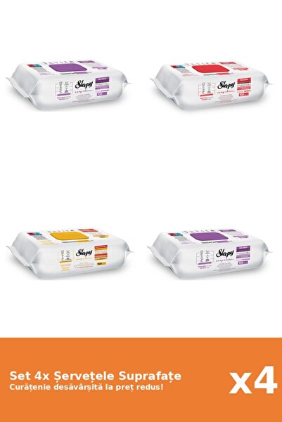 Sleepy Set of 4 Sleepy Surface Napkins: Classic