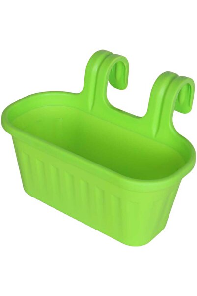 Goliat Odporna na Warunki Atmosferyczne Doniczka Balustradowa - Zielona, Podw...