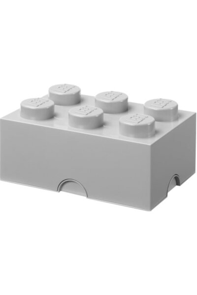 Room Copenhagen LEGO Depozitare Cărămidă 6, cutie de depozitare gri