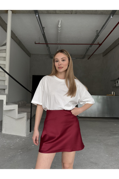 thelowely Short Satin Skirt