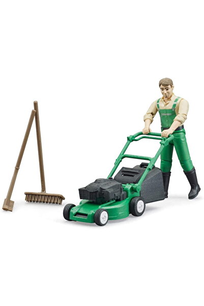 Bruder bworld gardener with lawn mower - 62103