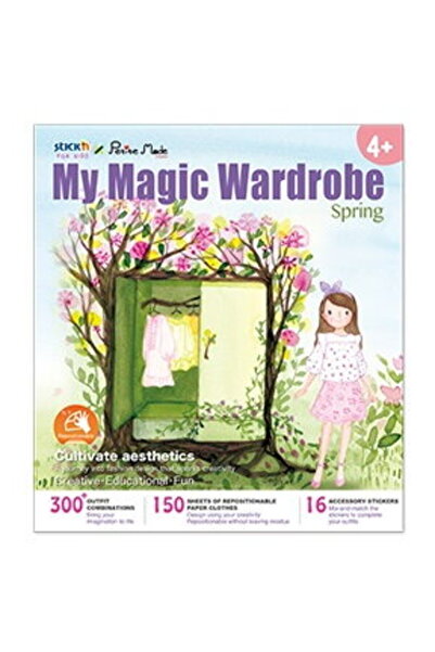 Stick'Nsnap Carte creativa Stick"n My Magic Wardrobe - primavara