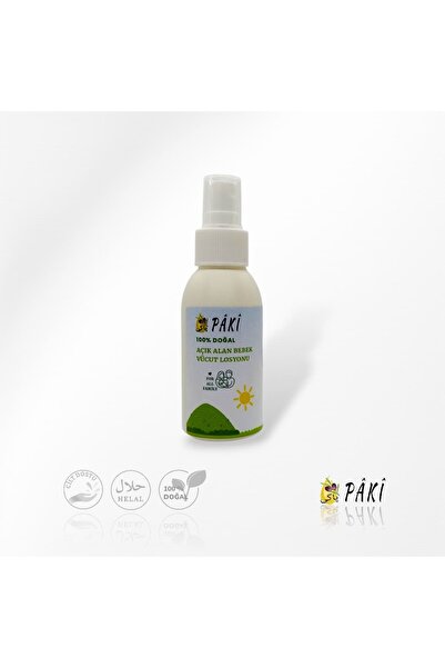 PAKİ DOĞAL Açık Alan Bebek Vücut Losyonu 100ml