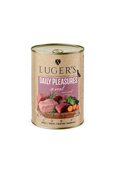 LUGER'S CANNED WET DOG FOOD WITH BEEF & CARROT 400G