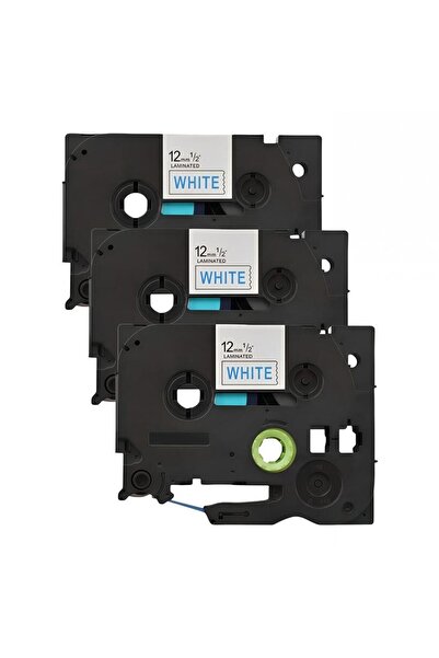 G Print Pachet 3 bucati banda etichete compatibila Brother TZe-233, 12 mm, al...