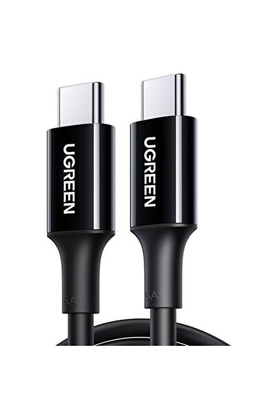 Ugreen Cablu USB-C US300 la USB-C, 100W, 5A, 2m (negru)