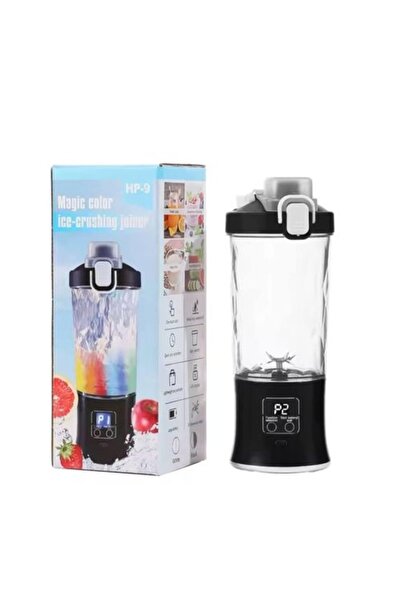 ZanaCasei Portable Ice-Crushing Blender – Magic Color Design, Rechargeable Ba...