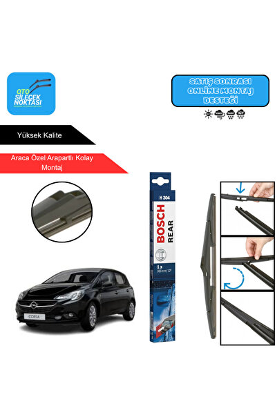 Bosch Opel Corsa E 2015-2019 Uyumlu Arka Silecek Araca Özel 300mm