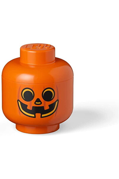 Room Copenhagen LEGO Storage Head „Pumpkin”, cutie mică de depozitare (portoc...
