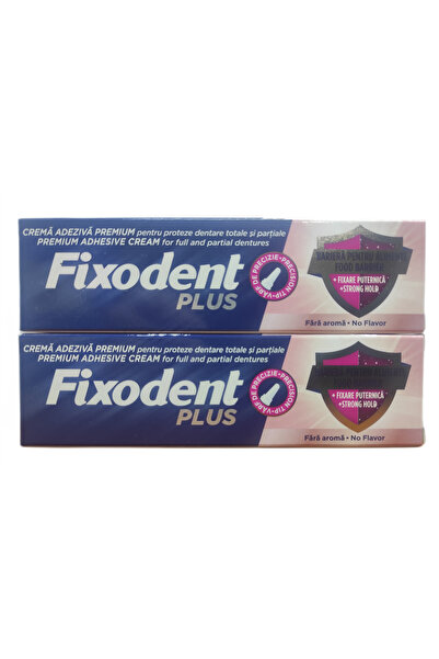 Fixodent PLUS GÜÇLÜ TUTUŞ + GIDA BARIYERİ DİŞ PROTEZ YAPIŞTIRICI KREM 40 GR (...