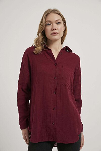 Arma Life Armalife 7593 Pocketed Muslin Women's Shirt