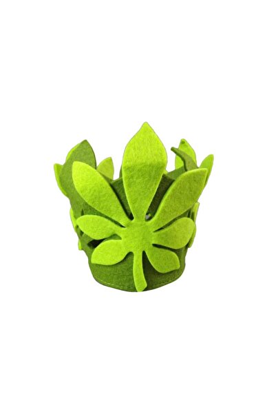 Goliat Filcowa osłonka na doniczkę kolor zielony