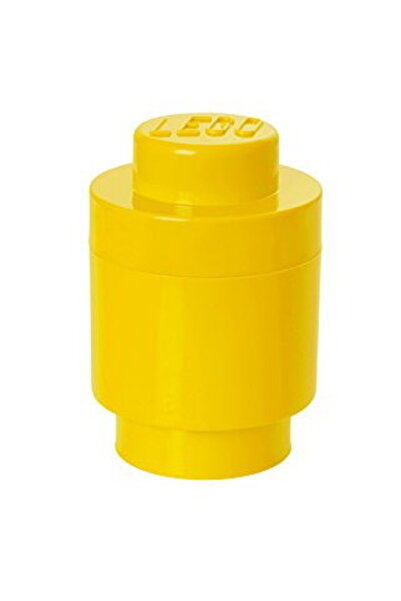 Room Copenhagen LEGO Cărămidă de depozitare 1 rotundă galbenă - RC40301732