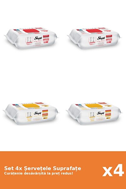 Sleepy Set of 4 Sleepy Surface Napkins: Classic